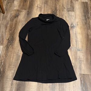 Old Navy Black Midi Dress